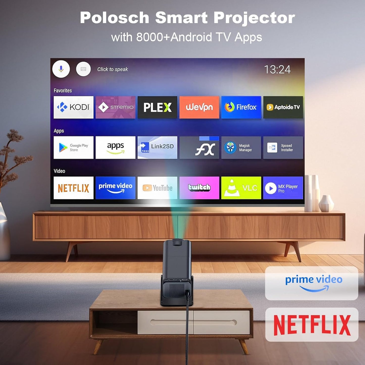 Portapixo™ - Le projecteur domestique ultime